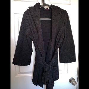 Comfortable wrap sweater